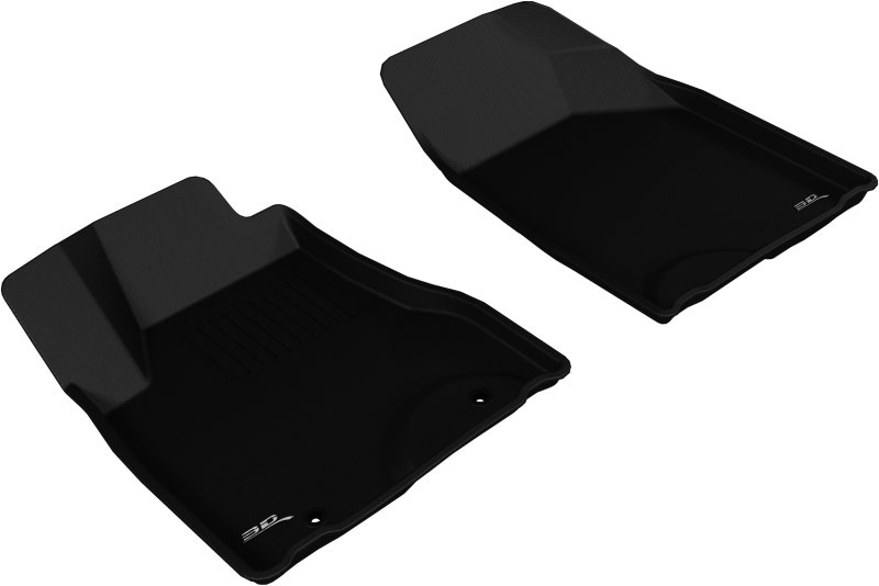 Lexus RX Floor Mat Set - Front - 3D MAXpider - Kagu Series - Black - `04-`09